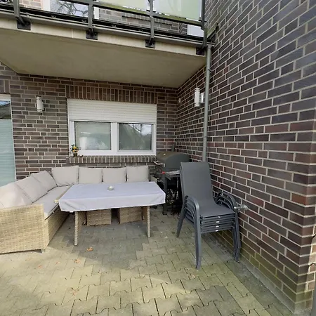 Neu! 95m2 Entspannung Pur Stilvolle 3zkb Mit Privatgarten In Ruhiger Lage Apartmán Aurich